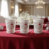 Sie hat ihm das Brautparty Cream Cherry Got Pappbecher