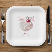 Sie hat ihm das Brautparty Cream Cherry Got Pappteller