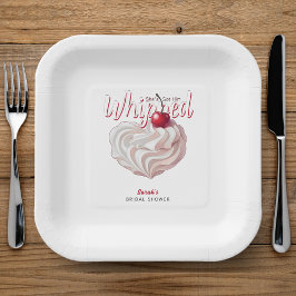 Sie hat ihm das Brautparty Cream Cherry Got Pappteller