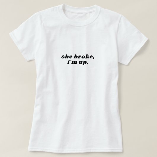 Sie hat ihn getrennt T-Shirt (Design vorne)