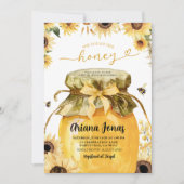 Sie hat ihr Brautparty auf Honig gefunden Einladung (Vorderseite)