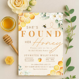 Sie hat ihr Honey Bee Brautparty gefunden Einladung
