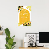 Sie hat ihr Honig-Junggesellinnenabschied-Willkomm Poster (Heimbüro)