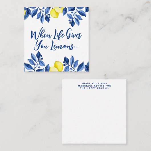 Sie hat ihre Hauptsqueeze-Brautdusche  Begleitkarte (Vorne/Hinten)