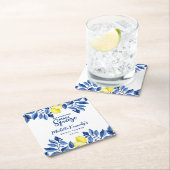 Sie hat ihre Hauptsqueeze-Brautdusche gefunden  Rechteckiger Pappuntersetzer (Vor Ort)