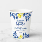 Sie hat ihren Hauptbräutigam-Junggesellinnenabschi Pappbecher (Vorderseite)