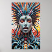 Sie hat jemanden erwischt, der ihren Panikknopf um Poster (Vorne)