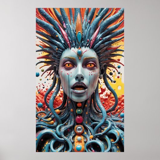 Sie hat jemanden erwischt, der ihren Panikknopf um Poster (Vorne)