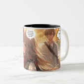 Sie hat keine Ahnung, wie Manga-Streifen Zweifarbige Tasse (VorderseiteRechts)