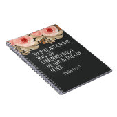 Sie hat keine Angst schlechte Nachrichten Psalm 11 Notizblock (Rechte Seite)