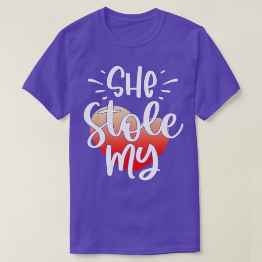 Sie hat mir das Herz gestohlen T-Shirt (Design vorne)