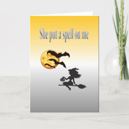 Sie hat mir einen Zauber aufgezwungen Karte