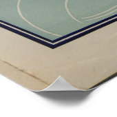 Sie hat sich am Ohr gefangen Poster (Ecke)