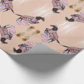 sie hat zu viel Spaß! Geschenkpapier (Ecke)