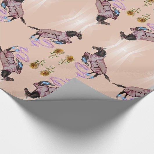 sie hat zu viel Spaß! Geschenkpapier (Ecke)