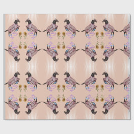 sie hat zu viel Spaß! Geschenkpapier