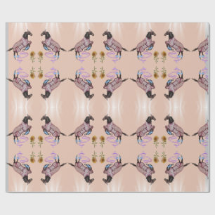 sie hat zu viel Spaß! Geschenkpapier