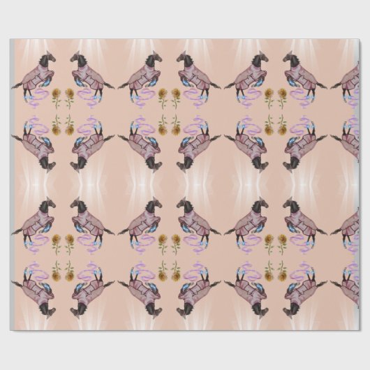 sie hat zu viel Spaß! Geschenkpapier (Flach)