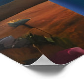 Sie hatten die Leitung des Hauses Ken Gage Psyched Poster (Ecke)