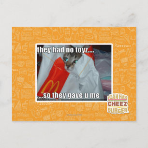 sie hatten kein Spielzeug Postkarte