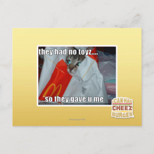 sie hatten kein Spielzeug Postkarte