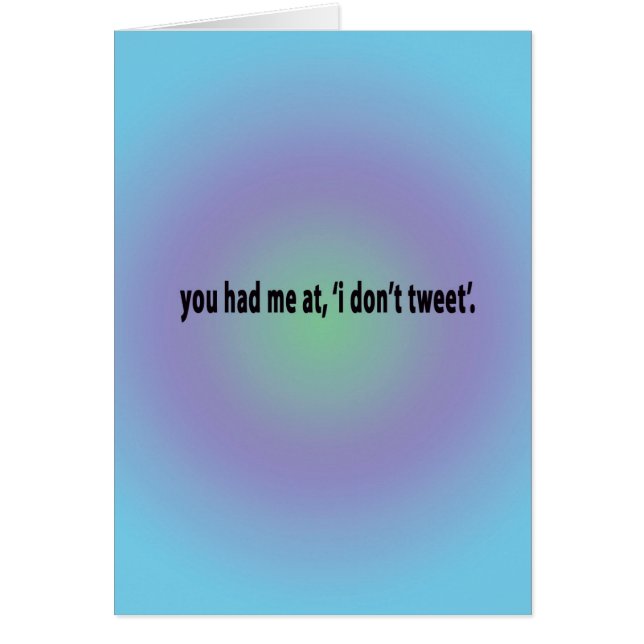 Sie hatten mich an mir tweeten nicht… (Vorne)