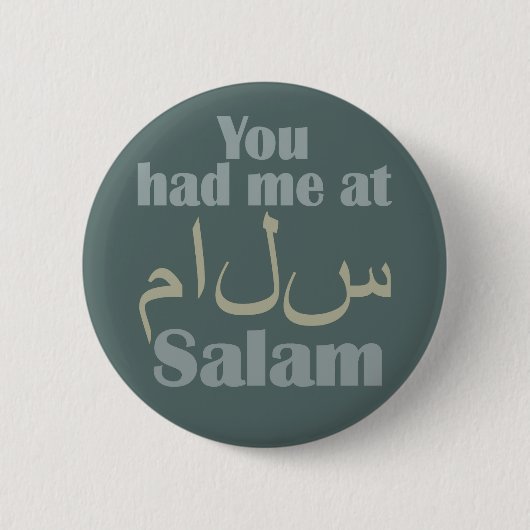 Sie hatten mich an Salam Knöpfen Button (Vorderseite)