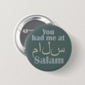 Sie hatten mich an Salam Knöpfen Button (Vorne & Hinten)