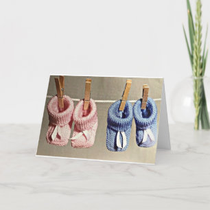 ***SIE HATTEN ZWINS*** GLÜCKWÜNSCHE FÜR SIE BEIDE KARTE