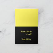 Sie heben die Geburtstagskarte heraus Karte (Innenseite)