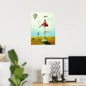 Sie heben mich auf Ballerina Inspiration Poster (Heimbüro)