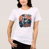 Sie hebt, sie erobert Tri-Blend shirt (Vorderseite)