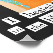 Sie heilte deutlicher - Inspiration für Kunstdruck Poster (Ecke)