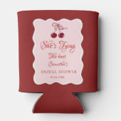 Sie heiratet Junggesellinnenabschied Dosenkühler (Rückseite)