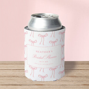 Sie heiratet - rosa Geschenke zur Brautparty Dosenkühler
