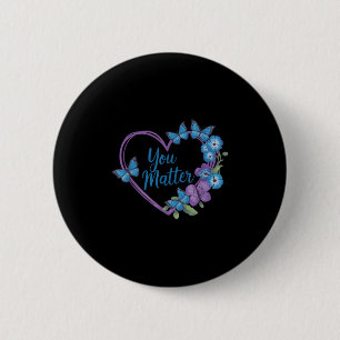 Sie Herz Selbstmordpräventionsbewusstsein  Button