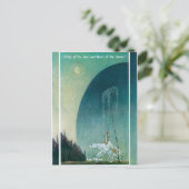 Sie hielte an den Bären Kay Nielsen fest Postkarte (Stehend Vorderseite)