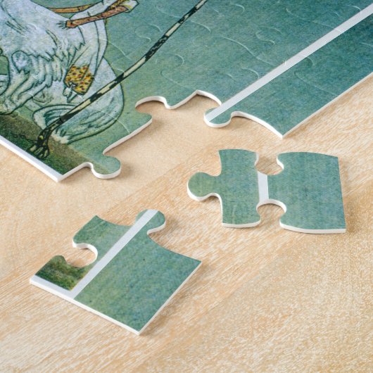 Sie hielte an den Bären Kay Nielsen fest Puzzle (Seite)