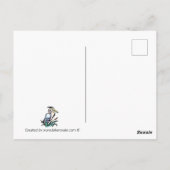 Sie hört die ruhige Lake Card Postkarte (Rückseite)