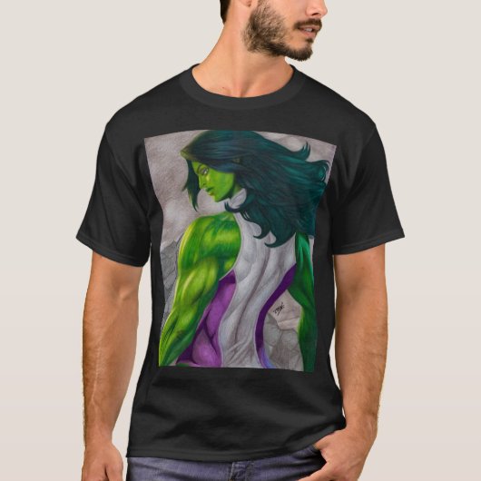 Sie Hulk ~ Jennifer Walters T-Shirt (Vorderseite)