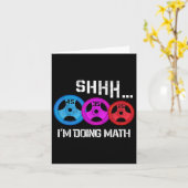 Sie ich mache Mathe Funny Workout Gym Spaß Weight Karte (Gelbe Blume)