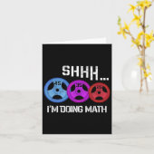 Sie ich mache Mathe Funny Workout Gym Spaß Weight Karte (Gelbe Blume)