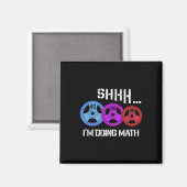 Sie ich mache Mathe Funny Workout Gym Spaß Weight Magnet (Vorderseite/Rückseite)