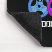 Sie ich mache Mathe Funny Workout Gym Spaß Weight Mousepad (Ecke)