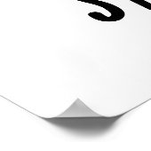 Sie ich stinking Funny Brain Furz Pun Poster (Ecke)