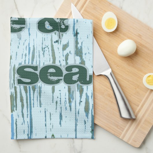 Sie ich u. das Meer Handtuch (Viertel Falte)