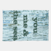 Sie ich u. das Meer Handtuch (Horizontal)