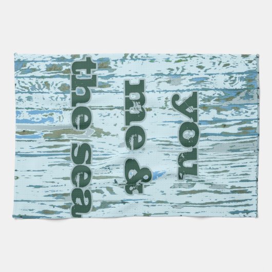 Sie ich u. das Meer Handtuch (Horizontal)