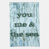 Sie ich u. das Meer Handtuch (Vertikal)