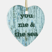 Sie ich u. das Meer Keramikornament (Rechts)